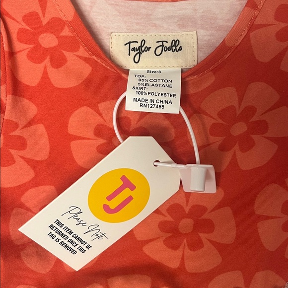 NWT Taylor Joelle Moana dress size 3 - Picture 2 of 2